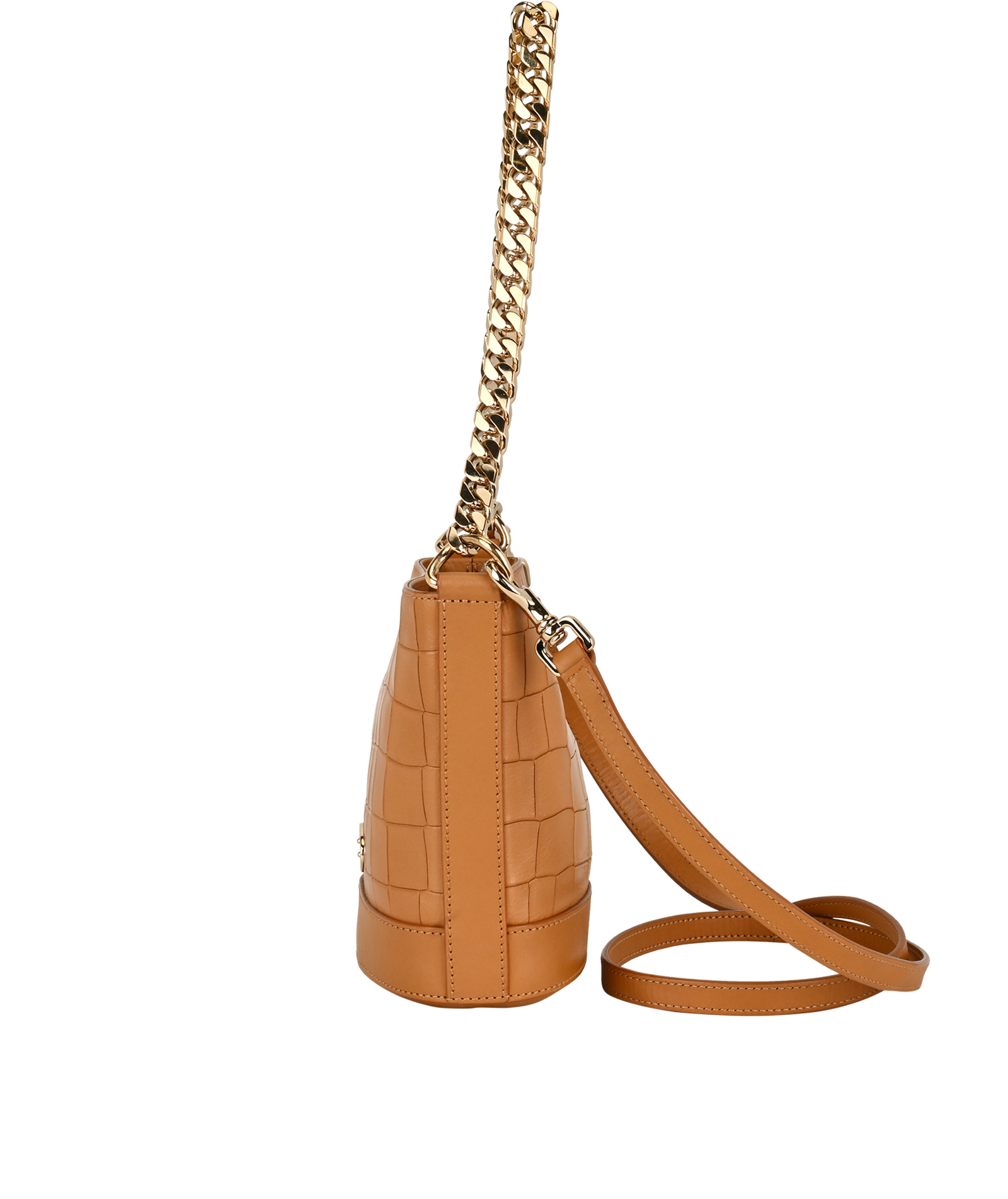 Jamie Bucket Bag, &pound;250, Handbags, Tan, Leather, Bottom view